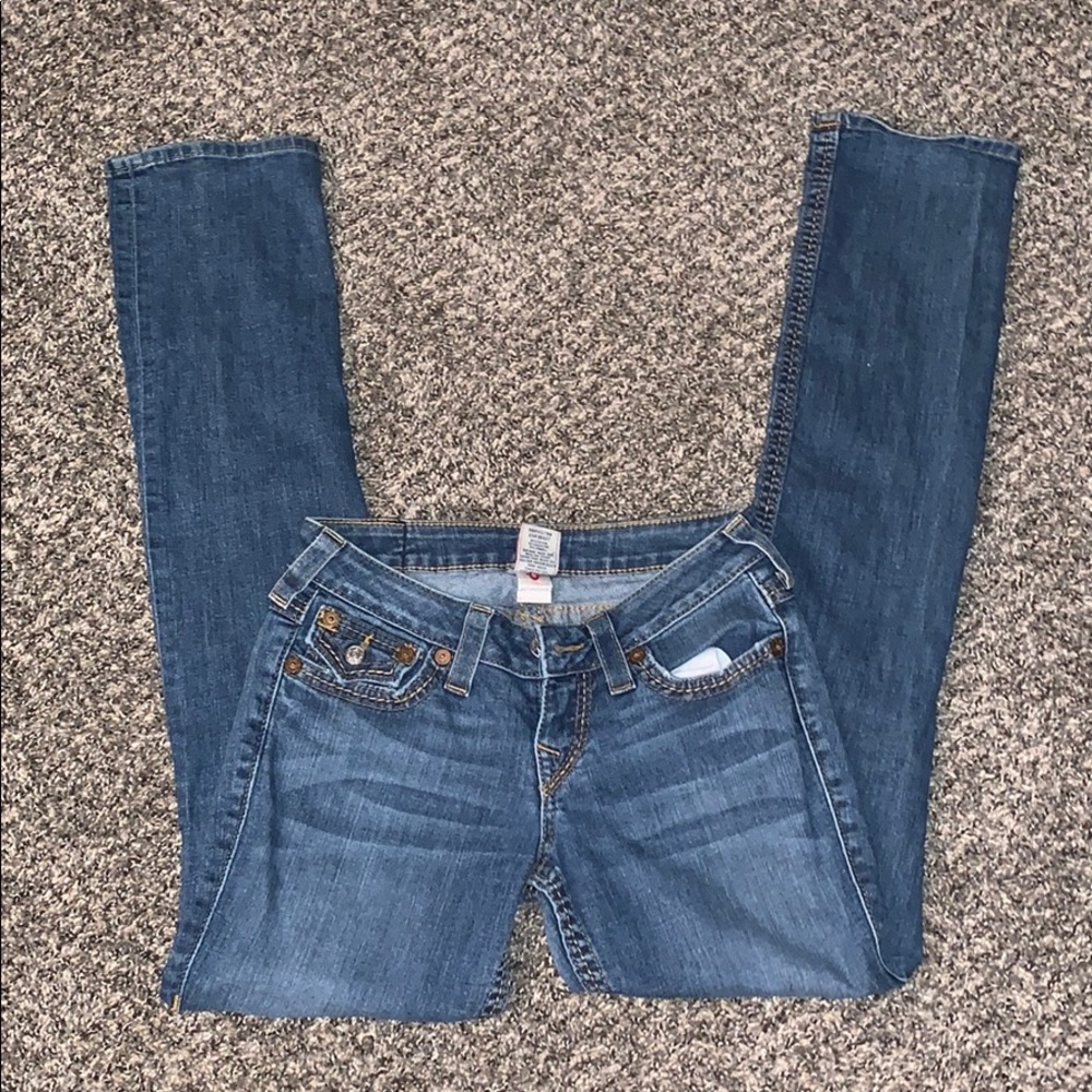 True religion straight leg jeans